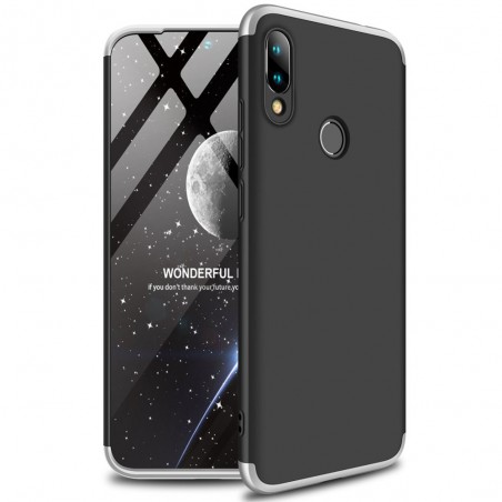 Funda Carcasa GKK 360 para Xiaomi Redmi 7 Color Negra / Plata