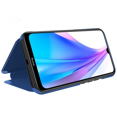 Funda Flip Cover Clear View para Xiaomi Redmi Note 8 (2019/2021) color Azul