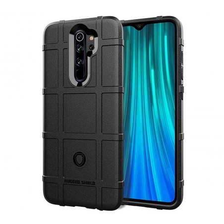 Funda Armor Rugged Shield Antigolpes para Xiaomi Redmi Note 8 Pro color Negra