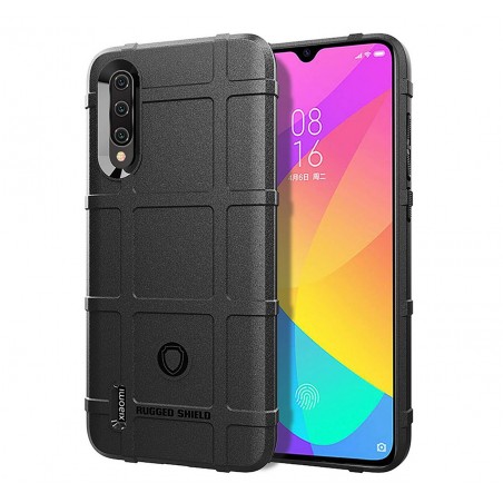 Funda Armor Rugged Shield Antigolpes para Xiaomi Mi 9 Lite color Negra