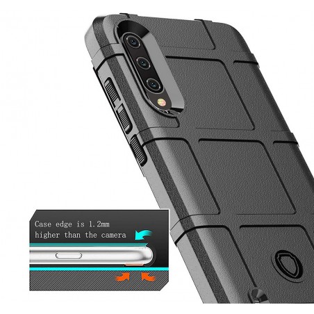 Funda Armor Rugged Shield Antigolpes para Xiaomi Mi 9 Lite color Negra