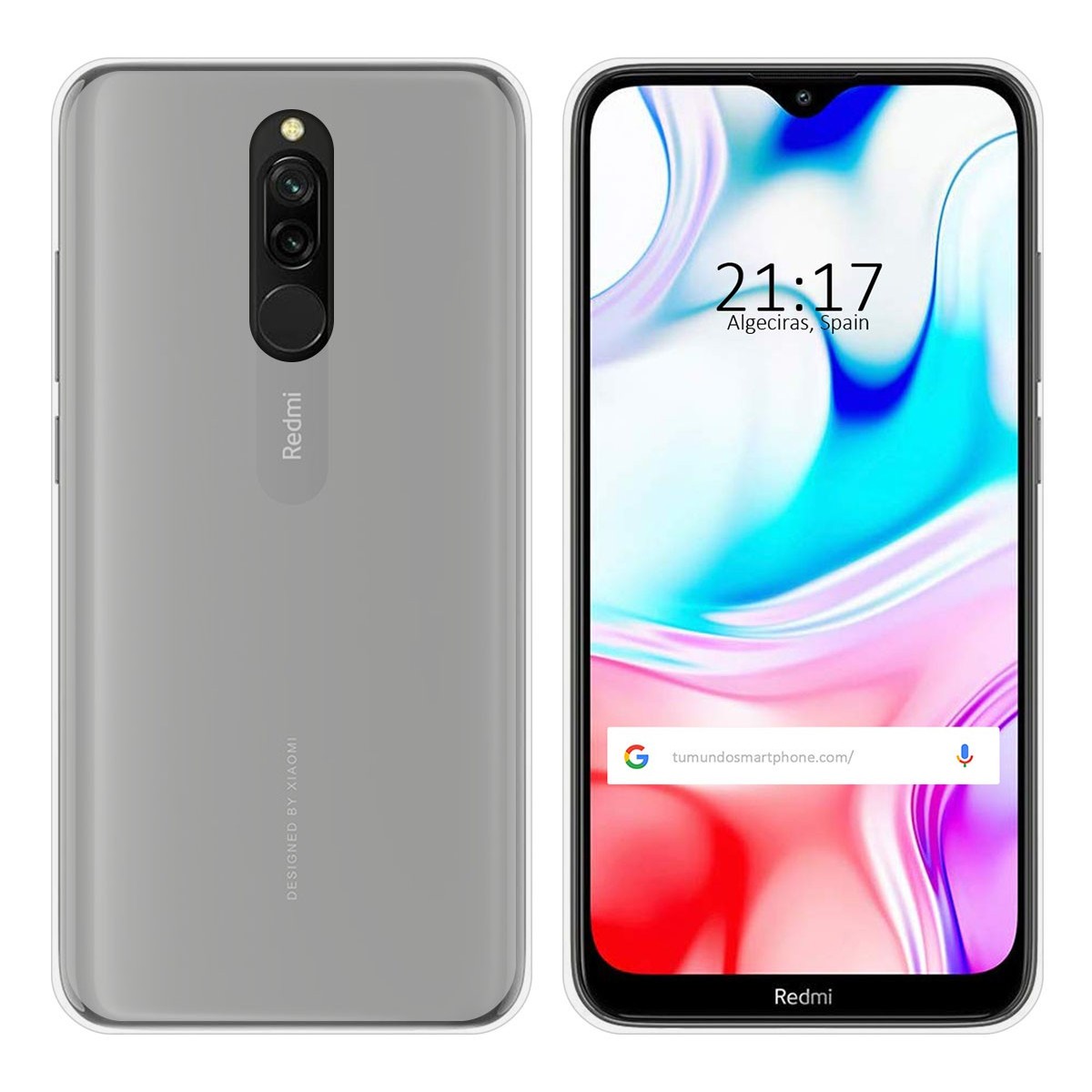 Funda Gel Tpu para Xiaomi Redmi 8 Color Transparente