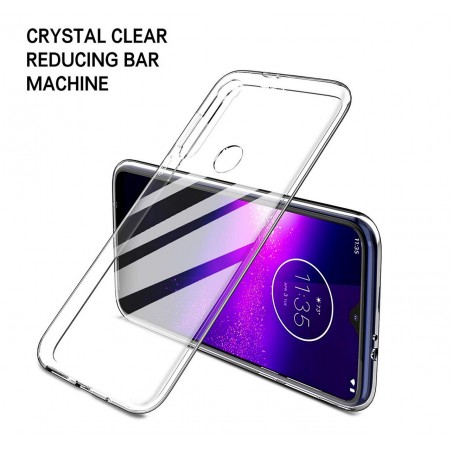 Funda Gel Tpu Fina Ultra-Thin 0,5mm Transparente para Motorola One Macro