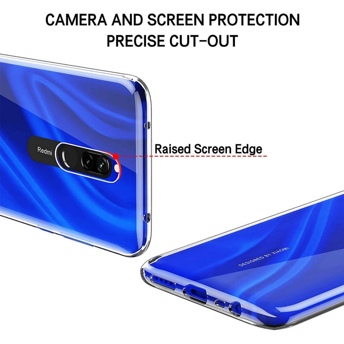 Funda Gel Tpu Fina Ultra-Thin 0,5mm Transparente para Xiaomi Redmi 8