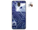Funda Gel Tpu para Lg K30 diseño Circuito Dibujos