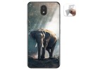 Funda Gel Tpu para Lg K30 diseño Elefante Dibujos