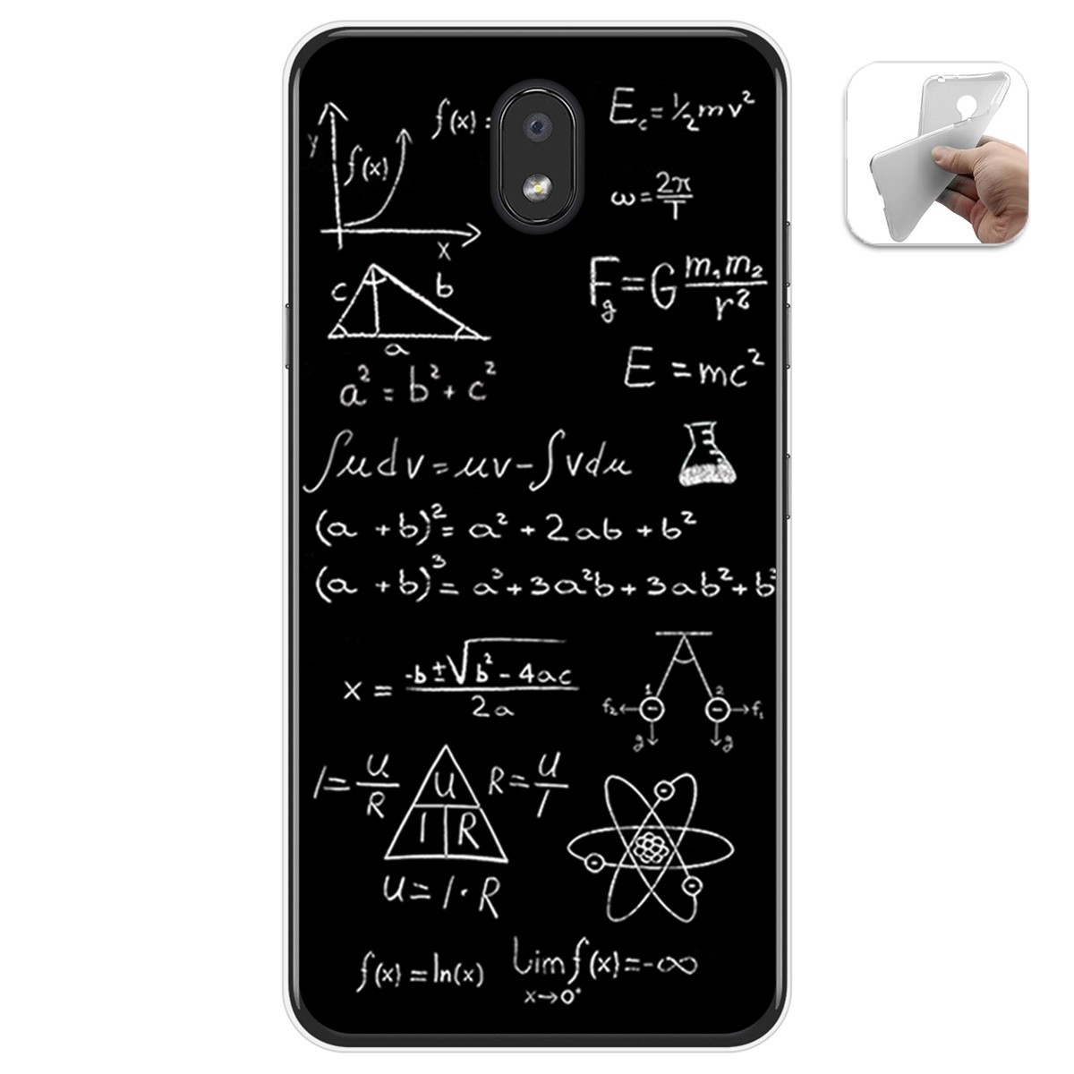 Funda Gel Tpu para Lg K30 diseño Formulas Dibujos