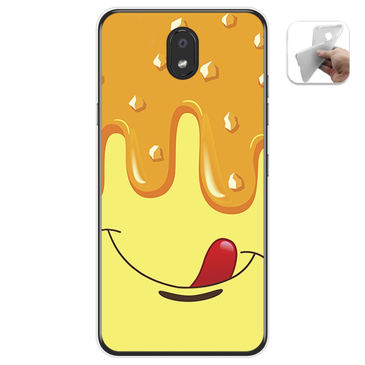 Funda Gel Tpu para Lg K30 diseño Helado Vainilla Dibujos