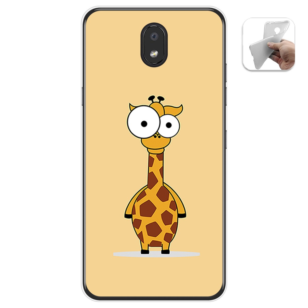 Funda Gel Tpu para Lg K30 diseño Jirafa Dibujos