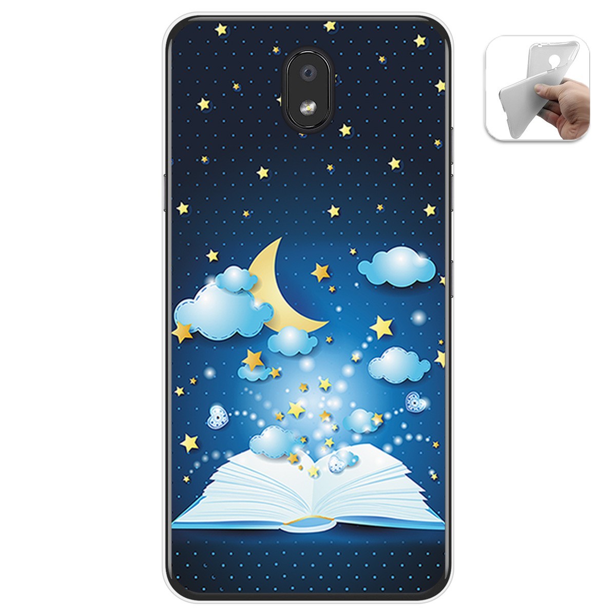 Funda Gel Tpu para Lg K30 diseño Libro Cuentos Dibujos