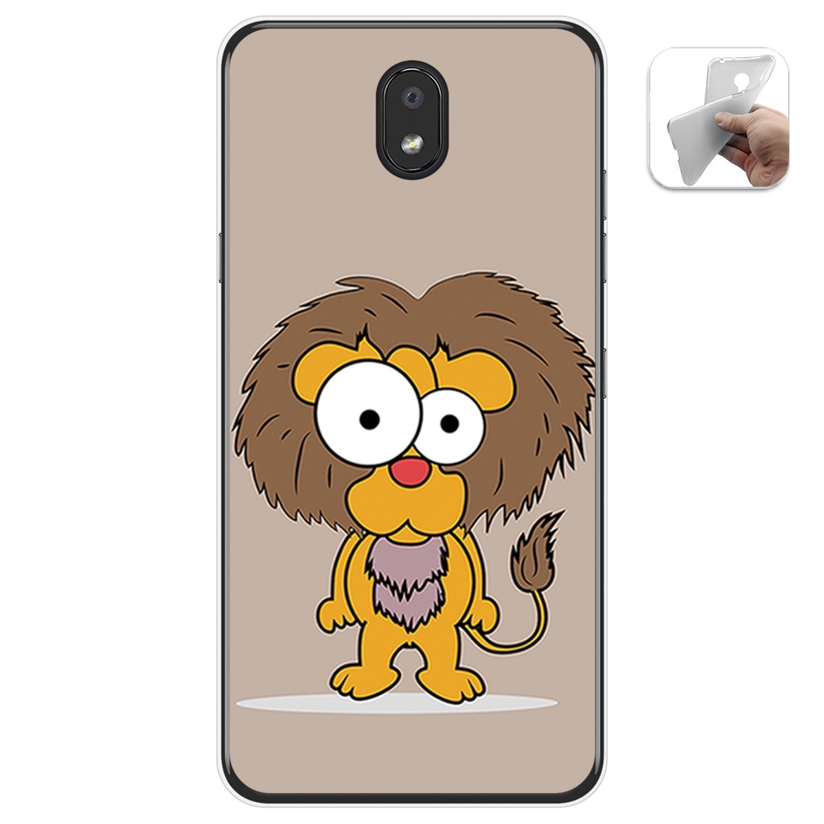 Funda Gel Tpu para Lg K30 diseño Leon Dibujos