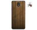 Funda Gel Tpu para Lg K30 diseño Madera Dibujos