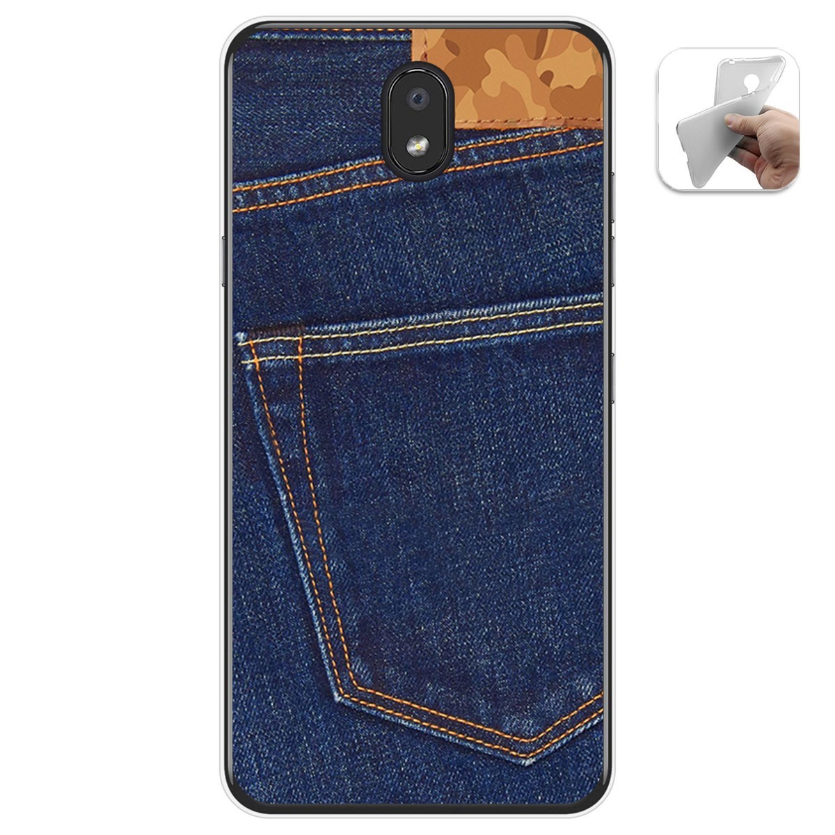 Funda Gel Tpu para Lg K30 diseño Vaquero Dibujos