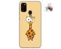 Funda Gel Tpu para Samsung Galaxy M30s / M21 diseño Jirafa Dibujos