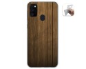 Funda Gel Tpu para Samsung Galaxy M30s / M21 diseño Madera Dibujos