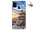 Funda Gel Tpu para Samsung Galaxy M30s / M21 diseño Sunset Dibujos