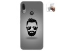 Funda Gel Tpu para Motorola Moto E6 Plus diseño Barba Dibujos