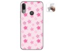 Funda Gel Tpu para Motorola Moto E6 Plus diseño Flores Dibujos