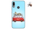 Funda Gel Tpu para Motorola Moto E6 Plus diseño Furgoneta Dibujos