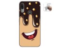 Funda Gel Tpu para Motorola Moto E6 Plus diseño Helado Chocolate Dibujos