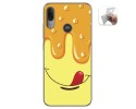 Funda Gel Tpu para Motorola Moto E6 Plus diseño Helado Vainilla Dibujos