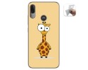 Funda Gel Tpu para Motorola Moto E6 Plus diseño Jirafa Dibujos