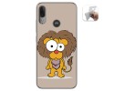 Funda Gel Tpu para Motorola Moto E6 Plus diseño Leon Dibujos