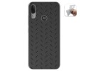 Funda Gel Tpu para Motorola Moto E6 Plus diseño Metal Dibujos