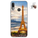 Funda Gel Tpu para Motorola Moto E6 Plus diseño Paris Dibujos