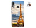 Funda Gel Tpu para Motorola Moto E6 Plus diseño Paris Dibujos