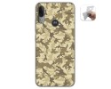 Funda Gel Tpu para Motorola Moto E6 Plus diseño Sand Camuflaje Dibujos