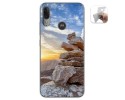 Funda Gel Tpu para Motorola Moto E6 Plus diseño Sunset Dibujos