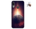 Funda Gel Tpu para Motorola Moto E6 Plus diseño Tierra Dibujos