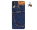 Funda Gel Tpu para Motorola Moto E6 Plus diseño Vaquero Dibujos