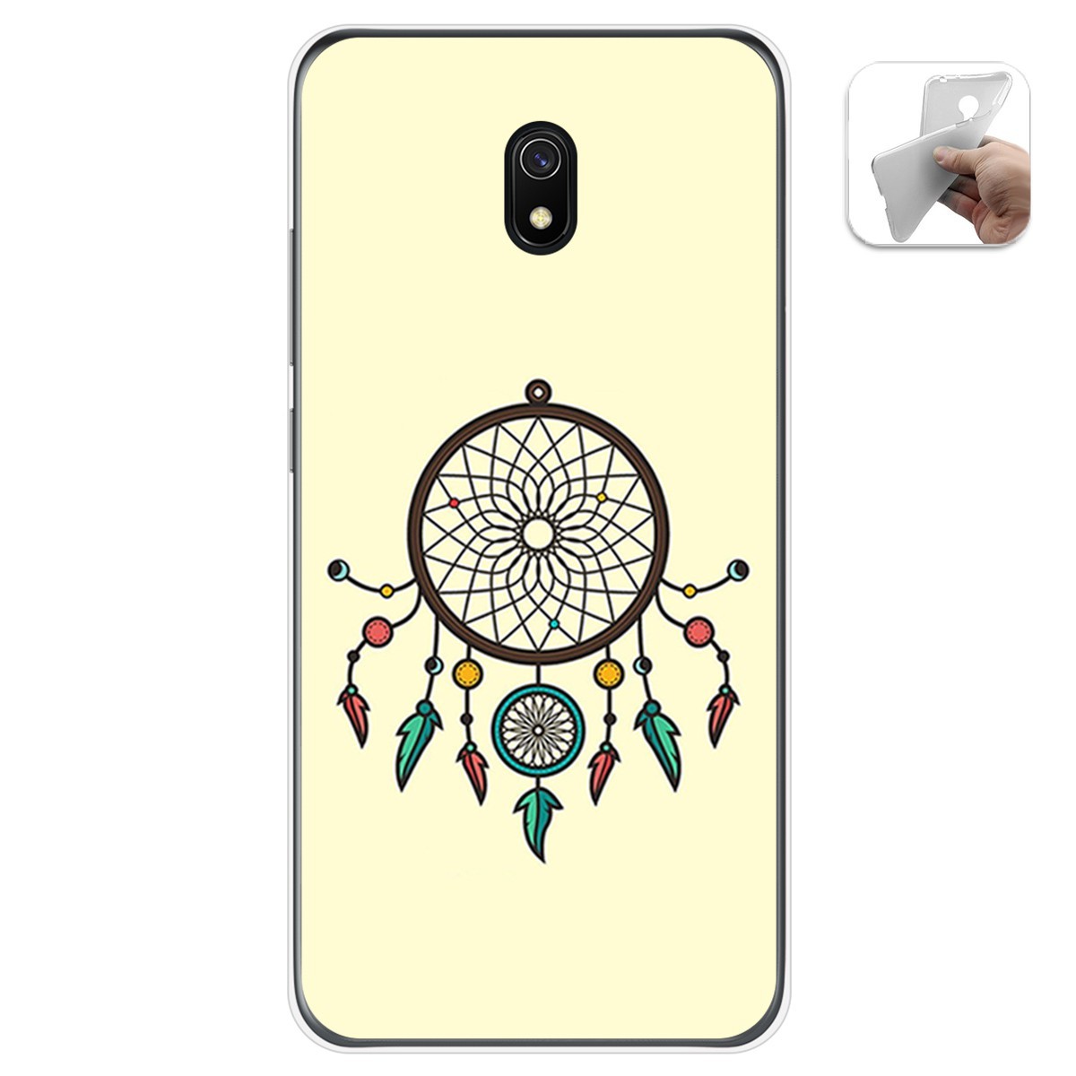 Funda Gel Tpu para Xiaomi Redmi 8A diseño Atrapasueños Dibujos
