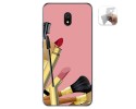 Funda Gel Tpu para Xiaomi Redmi 8A diseño Brochas Dibujos