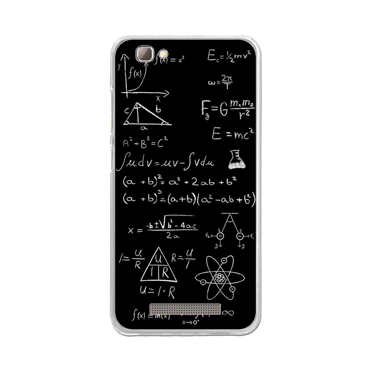 Funda Gel Tpu para Zte Blade A610 / A612  Diseño Formulas Dibujos