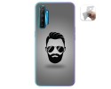 Funda Gel Tpu para Realme X2 diseño Barba Dibujos