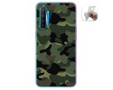Funda Gel Tpu para Realme X2 diseño Camuflaje Dibujos