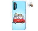 Funda Gel Tpu para Realme X2 diseño Furgoneta Dibujos