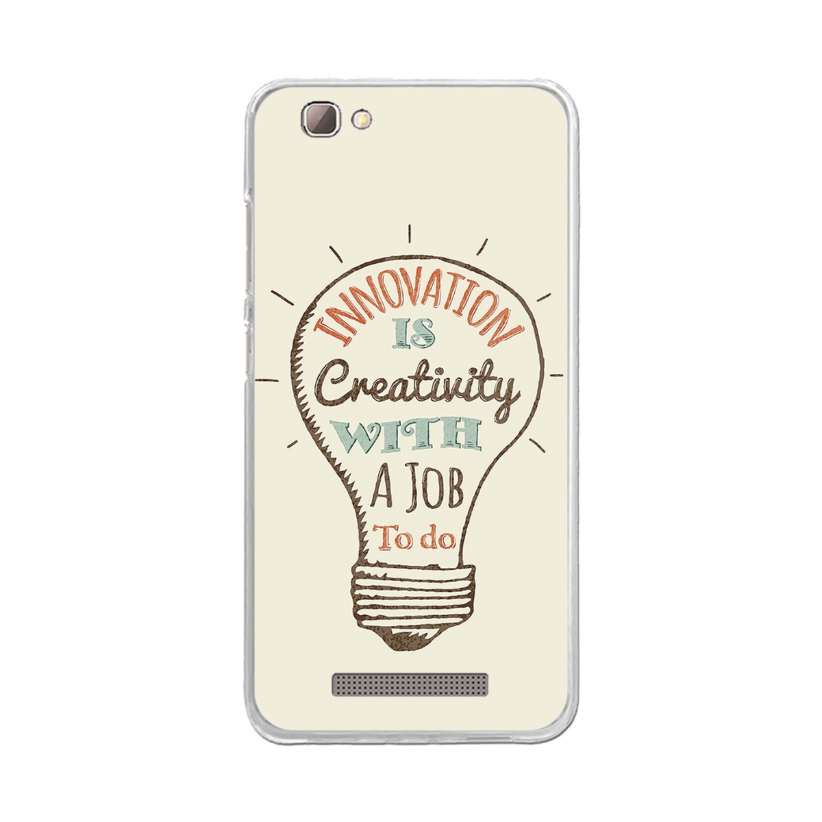 Funda Gel Tpu para Zte Blade A610 / A612  Diseño Creativity Dibujos
