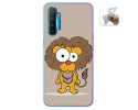 Funda Gel Tpu para Realme X2 diseño Leon Dibujos