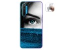 Funda Gel Tpu para Realme X2 diseño Ojo Dibujos