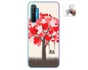 Funda Gel Tpu para Realme X2 diseño Pajaritos Dibujos