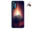 Funda Gel Tpu para Realme X2 diseño Tierra Dibujos