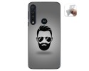 Funda Gel Tpu para Motorola One Macro diseño Barba Dibujos