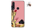 Funda Gel Tpu para Motorola One Macro diseño Brochas Dibujos