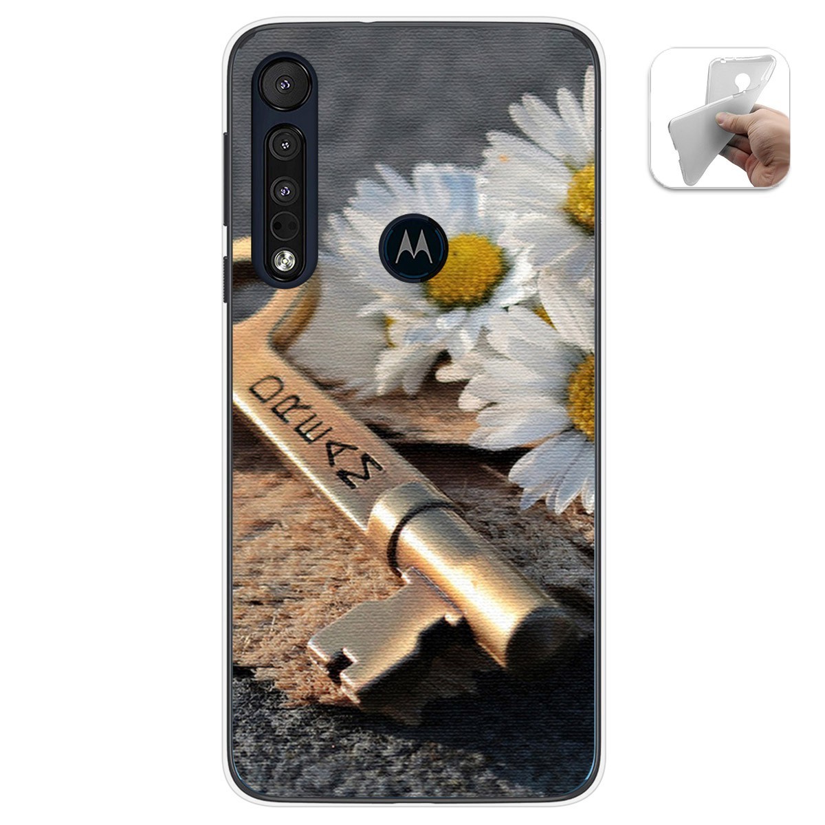 Funda Gel Tpu para Motorola One Macro diseño Dream Dibujos