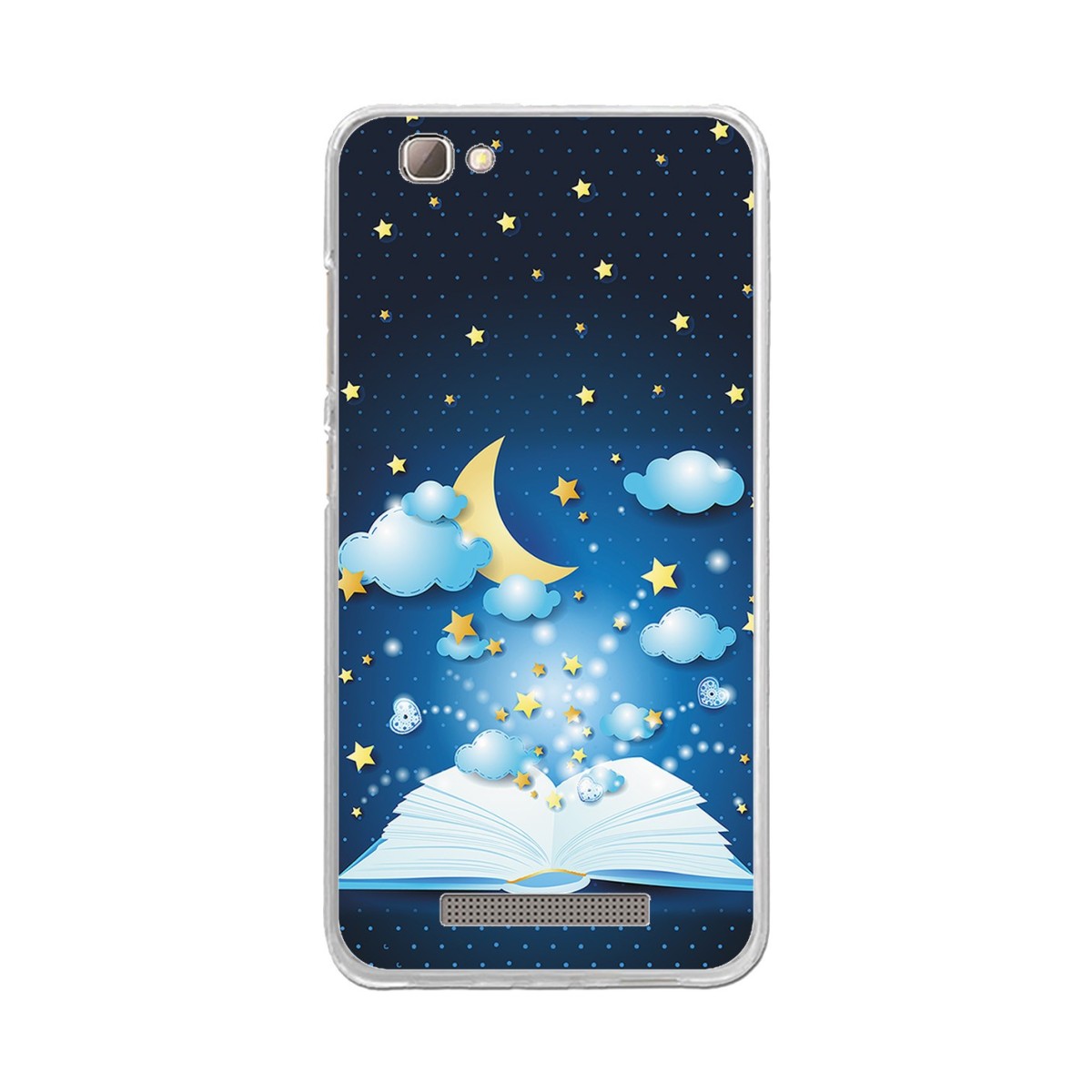 Funda Gel Tpu para Zte Blade A610 / A612  Diseño Libro-Cuentos Dibujos