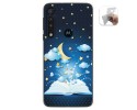 Funda Gel Tpu para Motorola One Macro diseño Libro Cuentos Dibujos